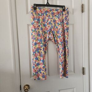 Old Navy Active Multicolor Floral Leggings